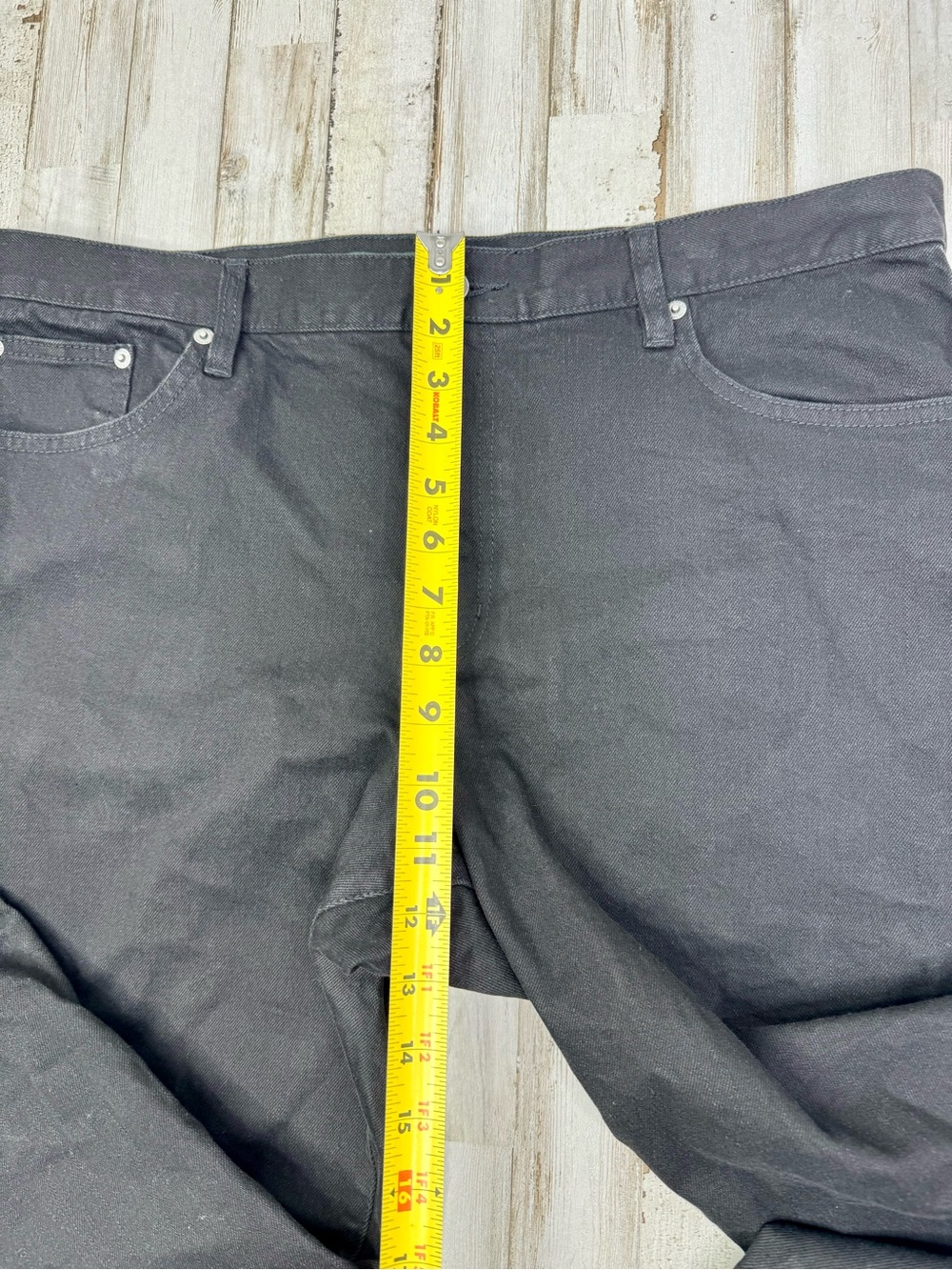 LRL Lauren Jeans Co Ralph Lauren 16 (38x29) Classic Straight Jeans Black - Picture 7 of 10